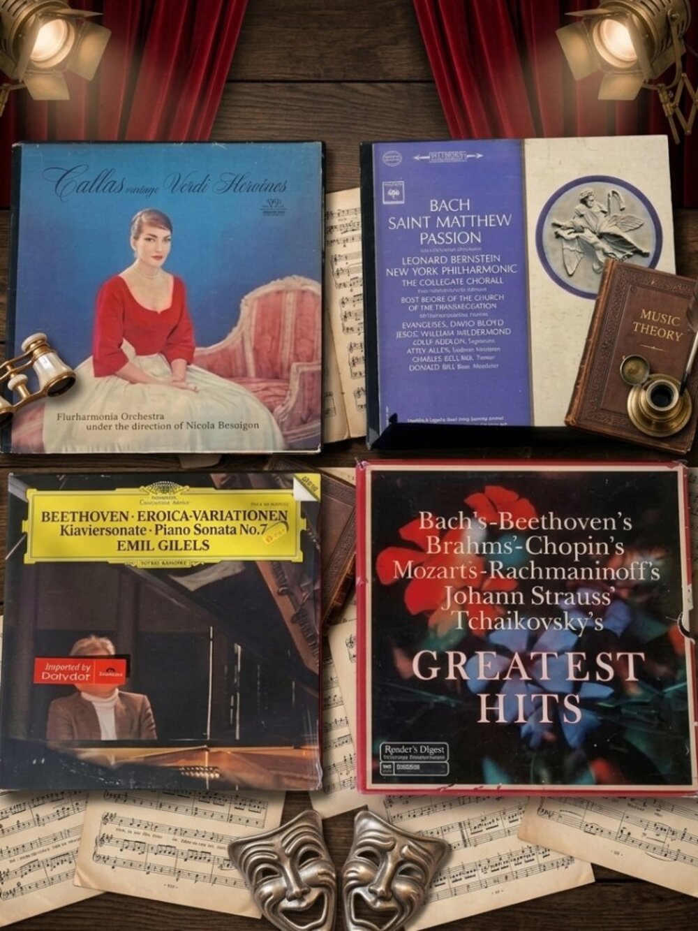 VINTAGE CLASSICAL & OPERA AUDIOPHILE VINYL BOX SET LOT (4 BOX SETS)